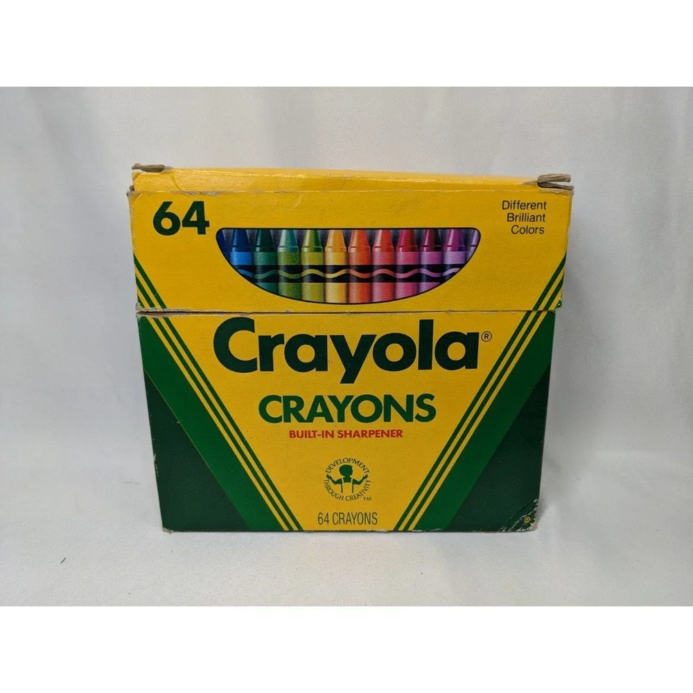 Crayola Crayon Lot Vintage 48 64‎ Set 1988 1994